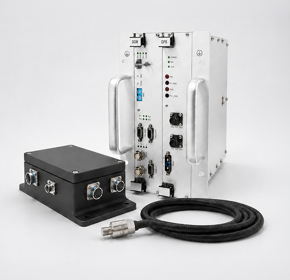 Axle Temperature Monitoring System Product Configuration - Rack Mount Device, Actuator Box, Connector Cable